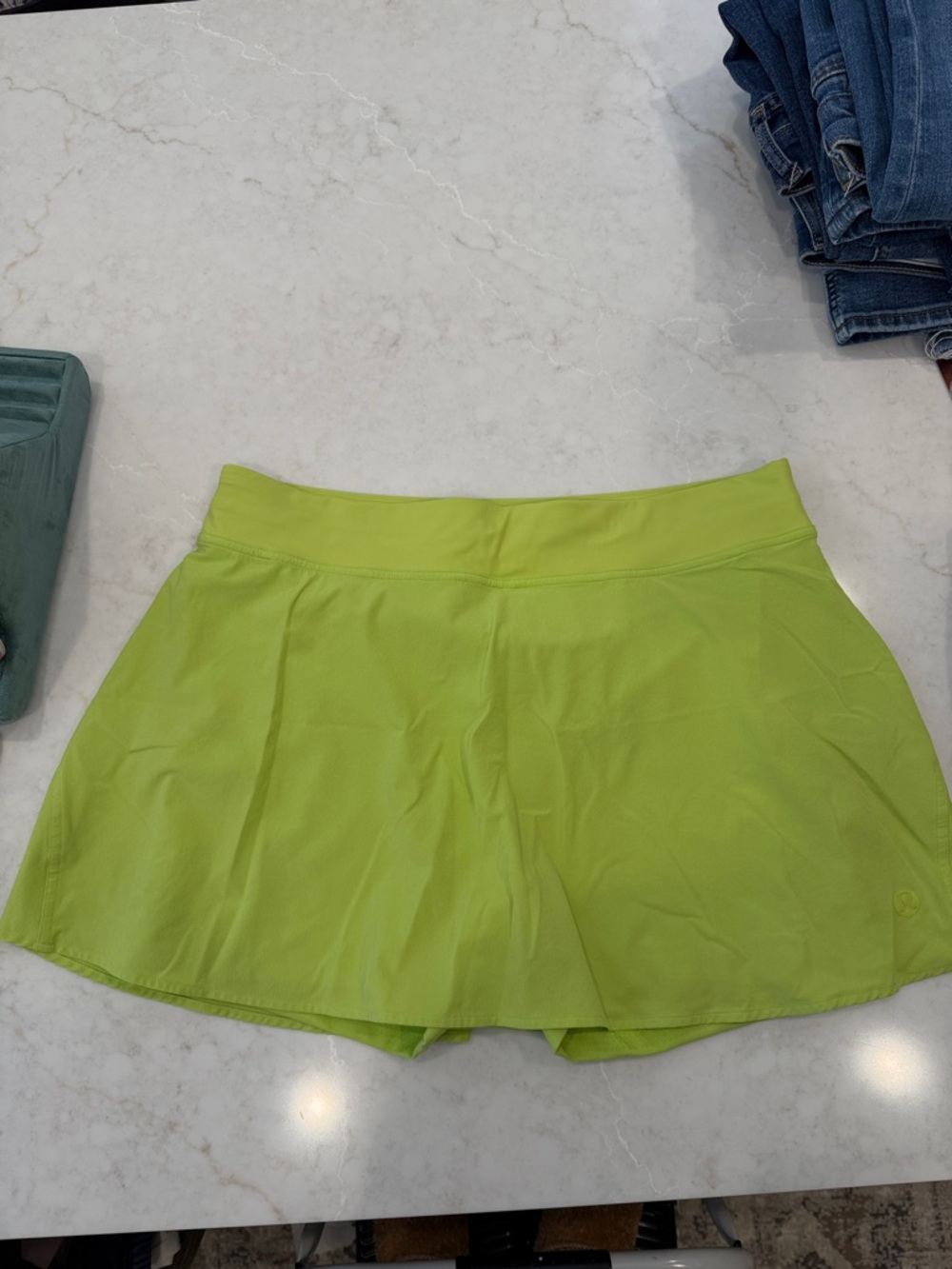 lululemon athletica Lime Green Athletic Skort